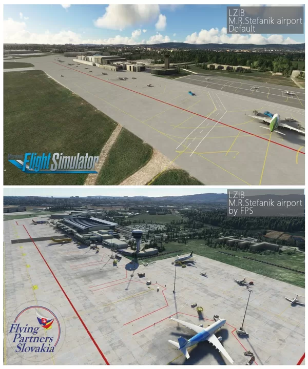 Porovnanie Bratislava - default vs FPS