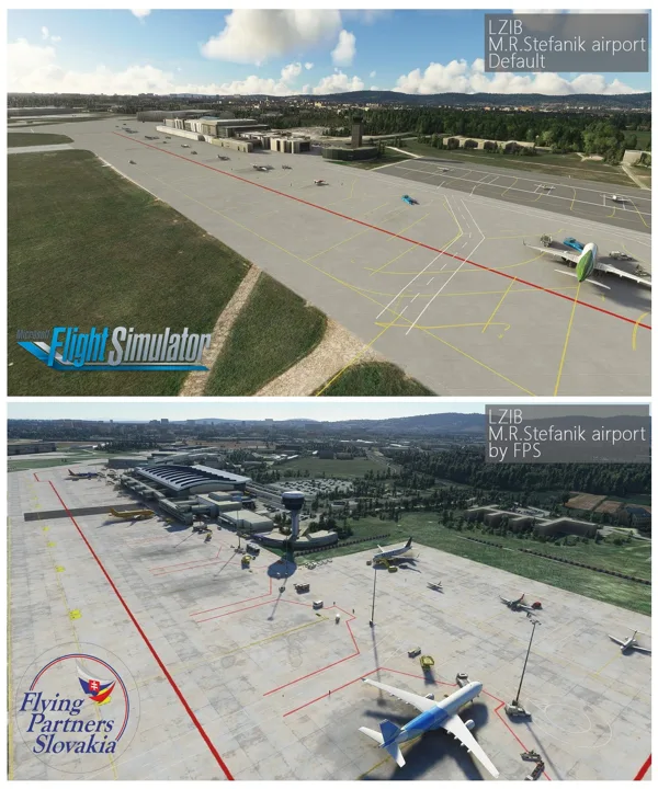 Comparison Bratislava - default vs FPS